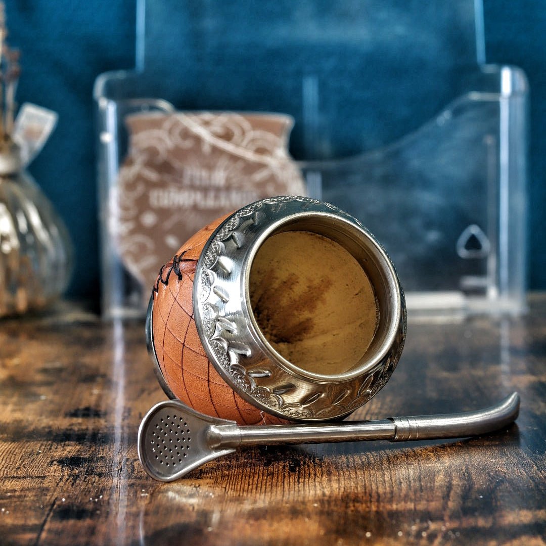 Torpedo Maître – Édition "Quadrillage" (Cuir Camel & Base Alpaca) - El Gaucho