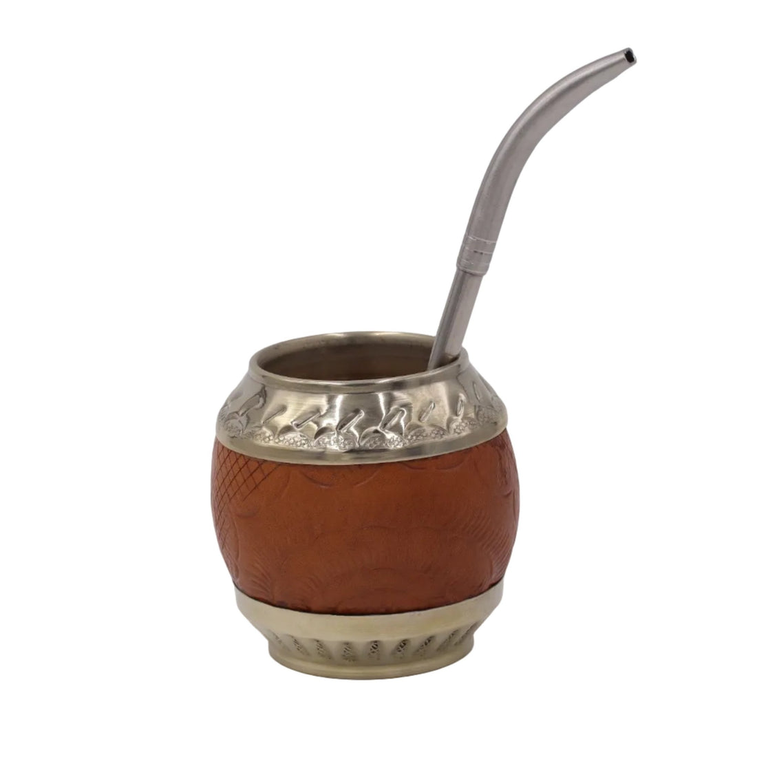 Torpedo Maître – Édition "Quadrillage" (Cuir Camel & Base Alpaca) - El Gaucho