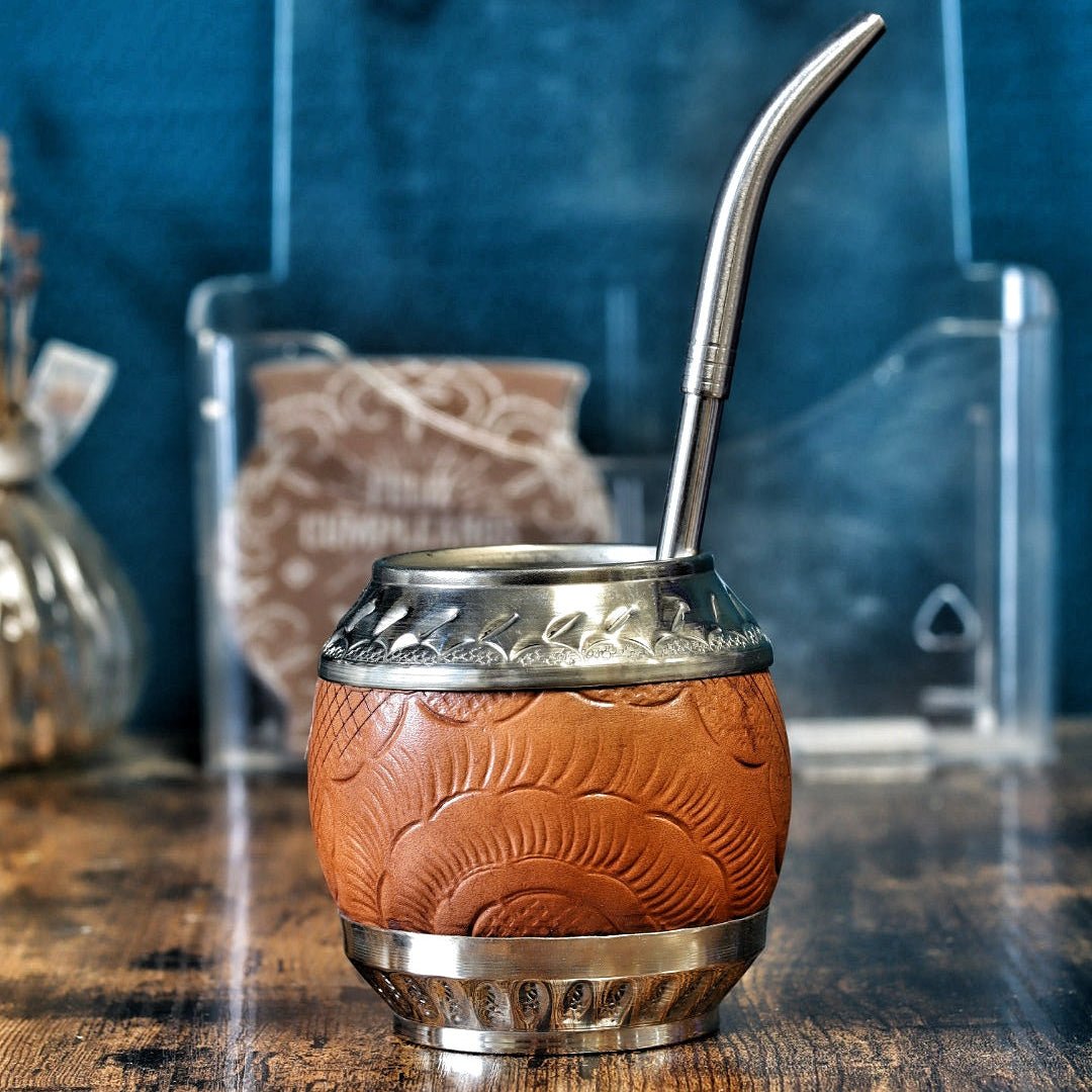 Torpedo Maître – Édition "Quadrillage" (Cuir Camel & Base Alpaca) - El Gaucho