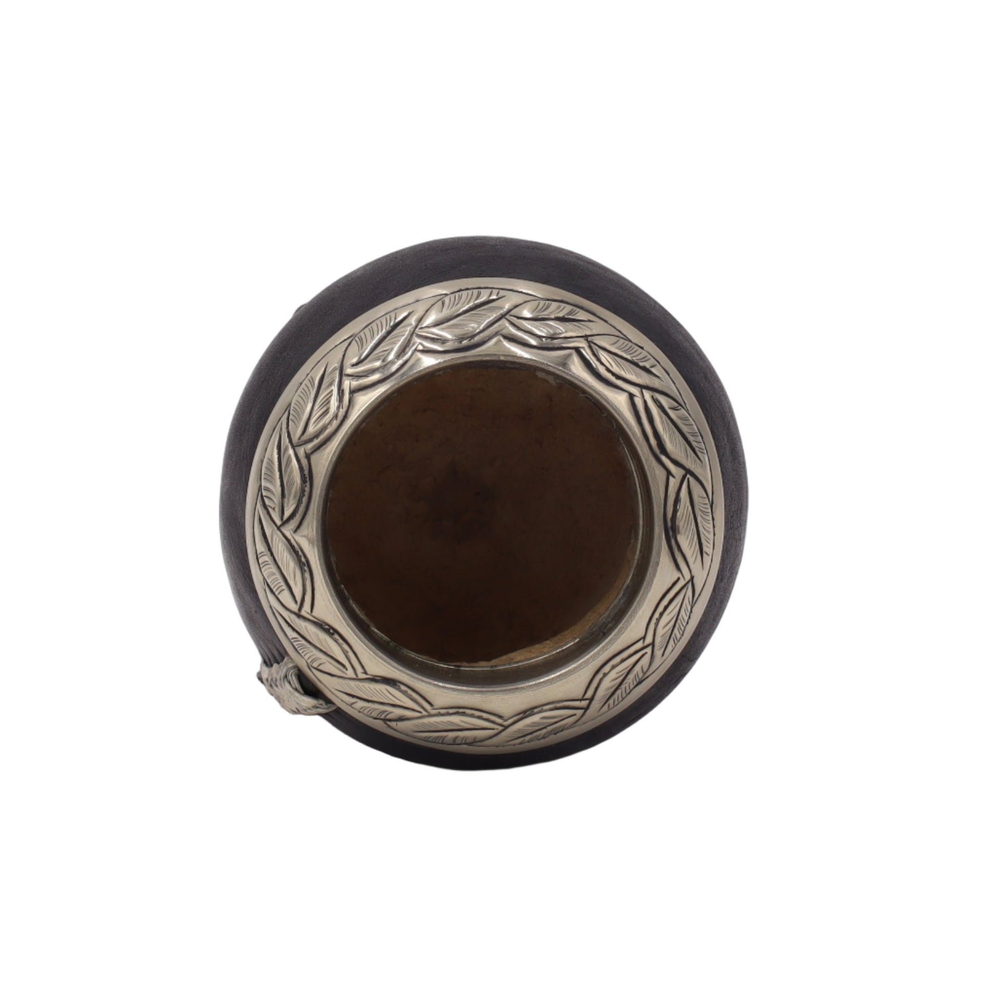 Torpedo "Noir & Relief" — Cuir Vachette & Virole Ciselage Profond - El Gaucho