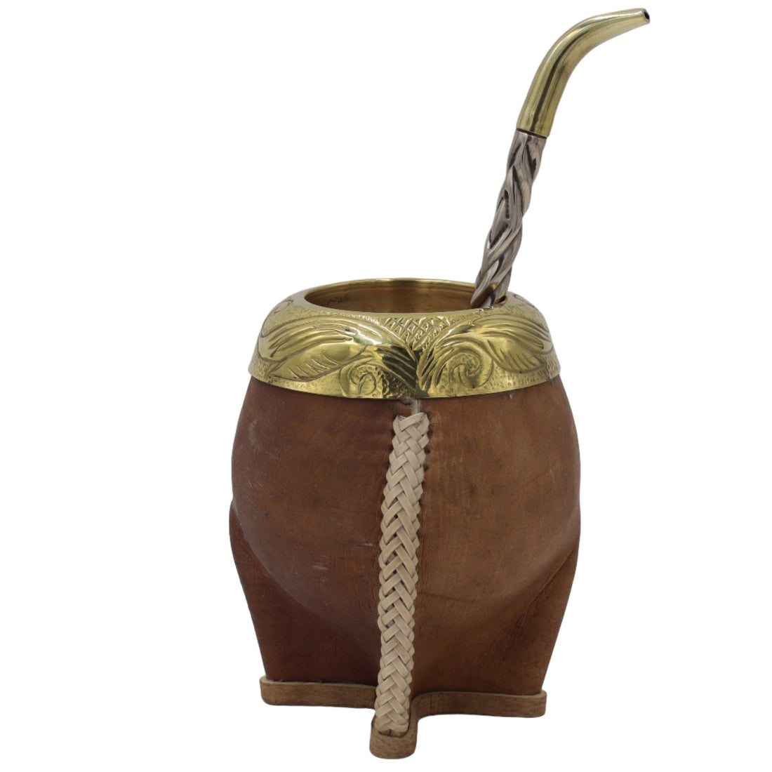 Torpedo "Oro Rústico" — Cuir Brut & Bronze Ciselé Main - El Gaucho