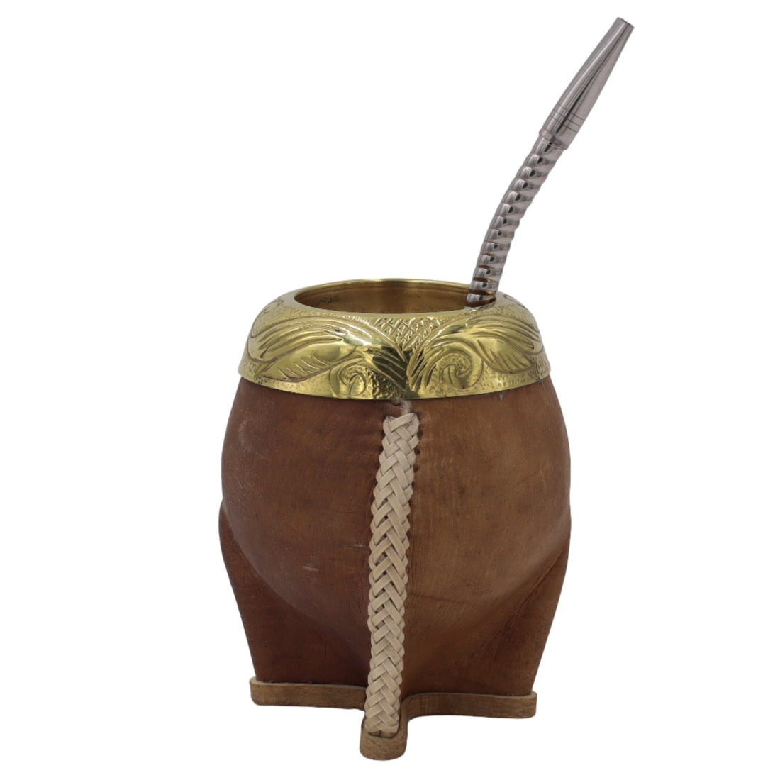 Torpedo "Oro Rústico" — Cuir Brut & Bronze Ciselé Main - El Gaucho