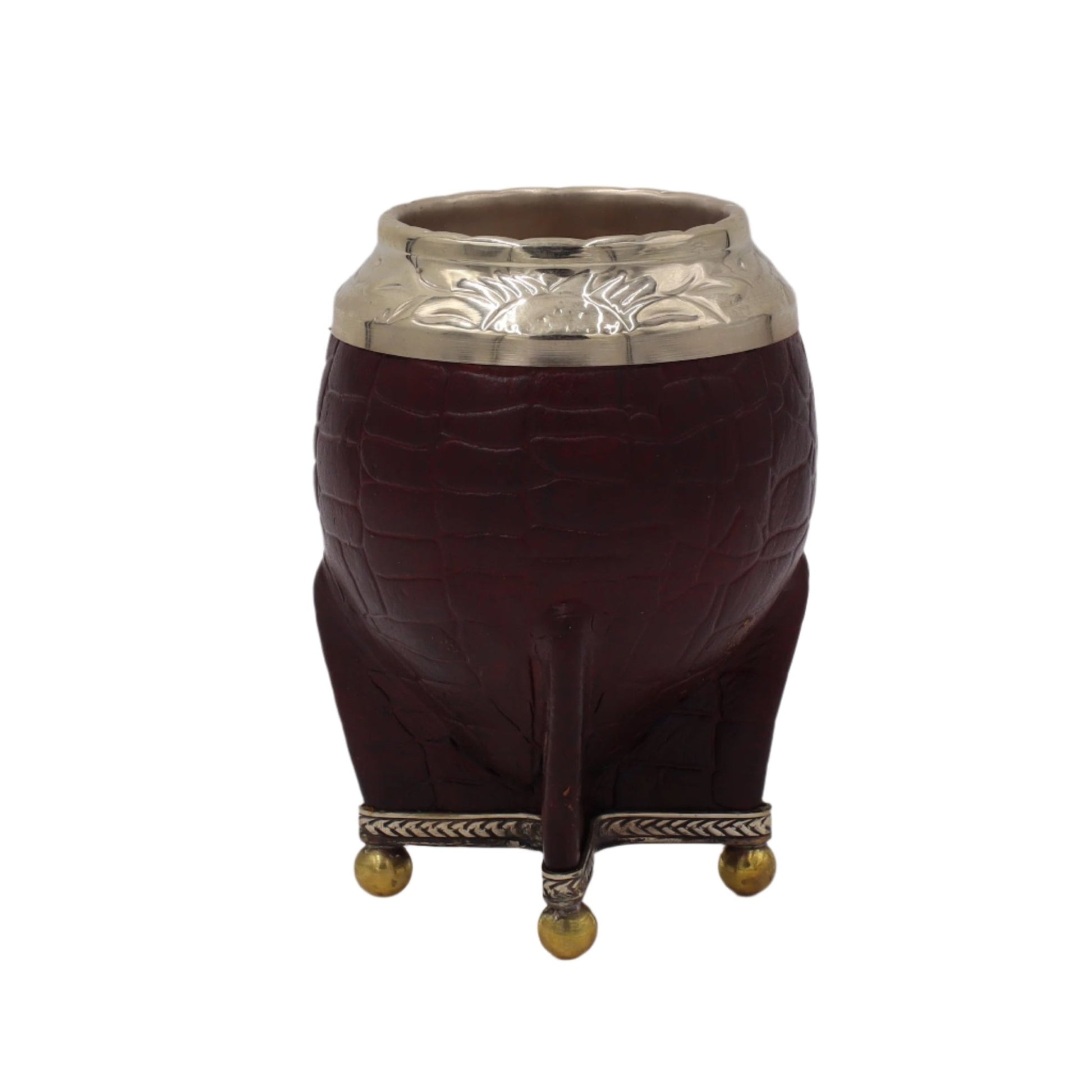 Torpedo Premium Croco Base Alpaca - Bronze et Cuir Luxe - El Gaucho une vraie tradition