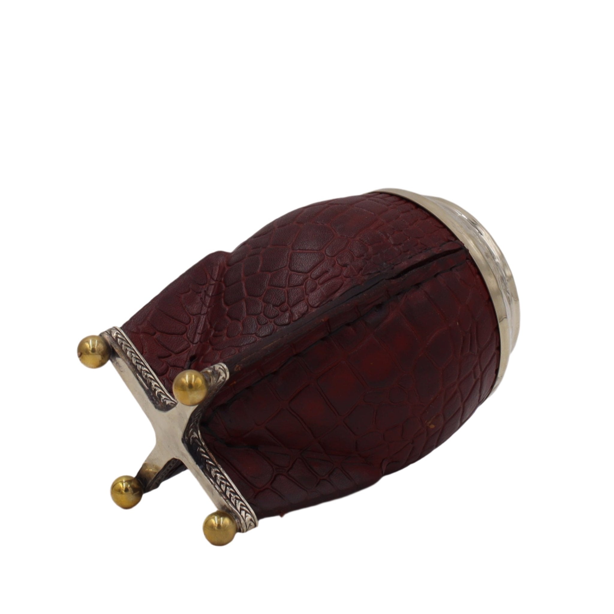 Torpedo Premium Croco Base Alpaca - Bronze et Cuir Luxe - El Gaucho une vraie tradition