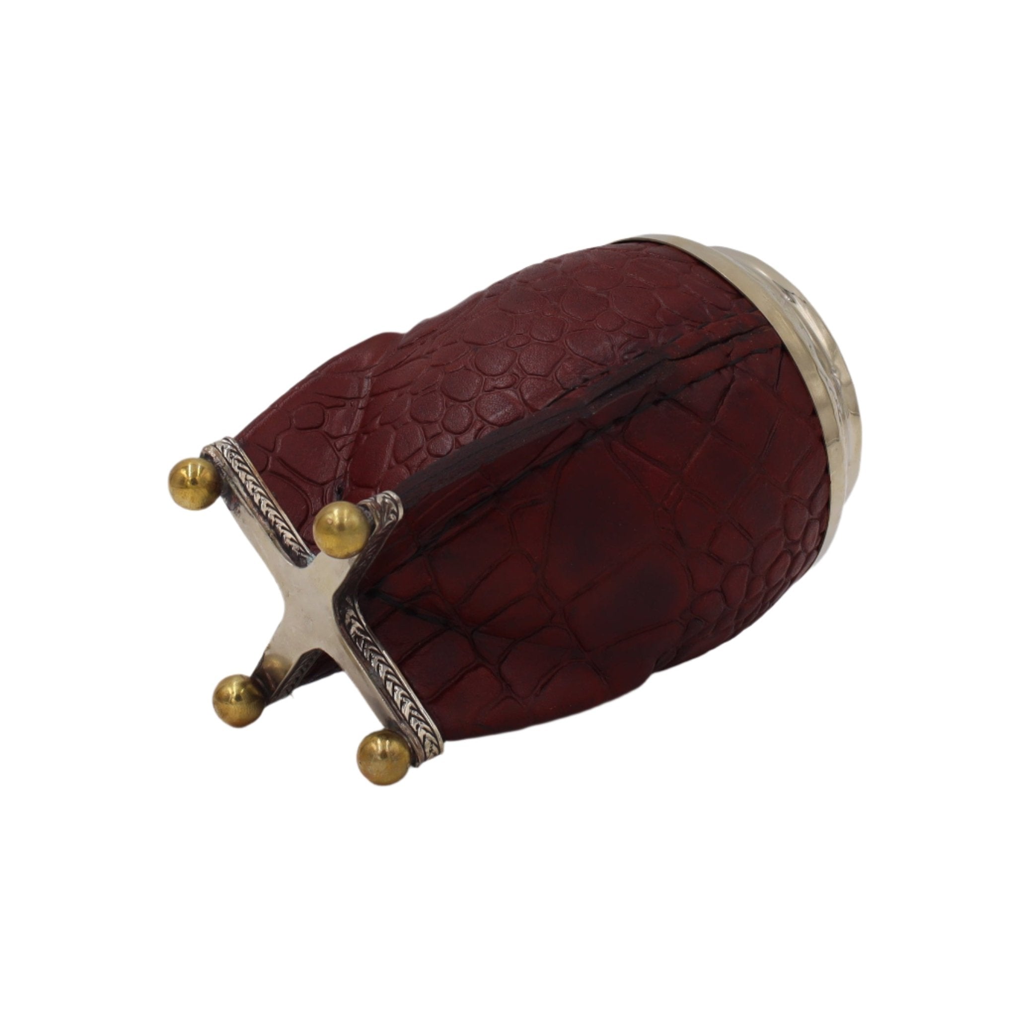 Torpedo Premium Croco Base Alpaca - Bronze et Cuir Luxe - El Gaucho une vraie tradition