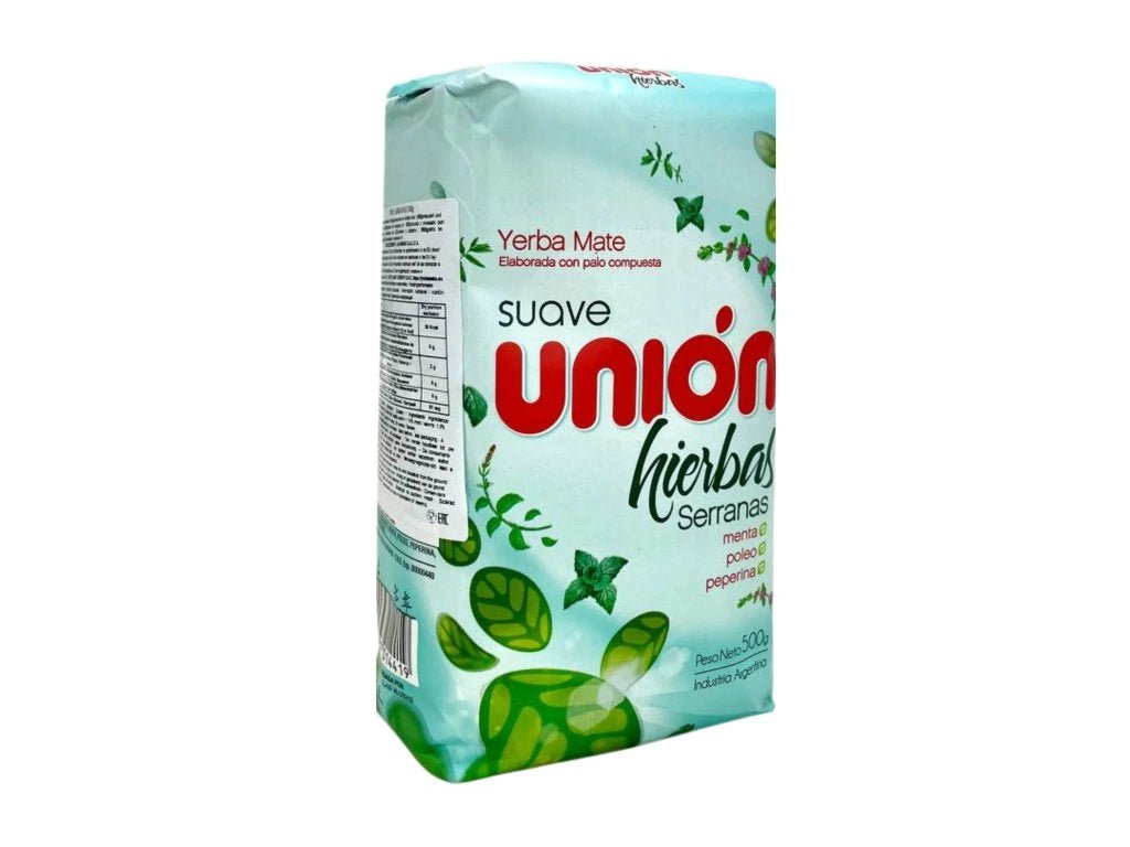 Union Hierbas Serranas Douce 500g - Yerba Maté Argentine Sans Fumée - El Gaucho