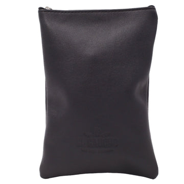 Yerbero Gaucho "Nappa Soft" — Cuir Noir Souple & Doublure Silver - El Gaucho