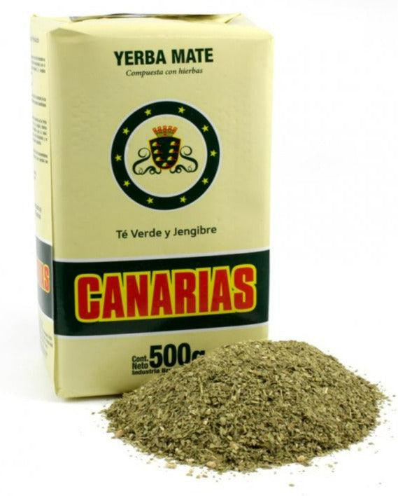 Canarias Thé vert et Gingembre- Yerba Maté 0.5kg / 1kg - El Gaucho une vraie tradition