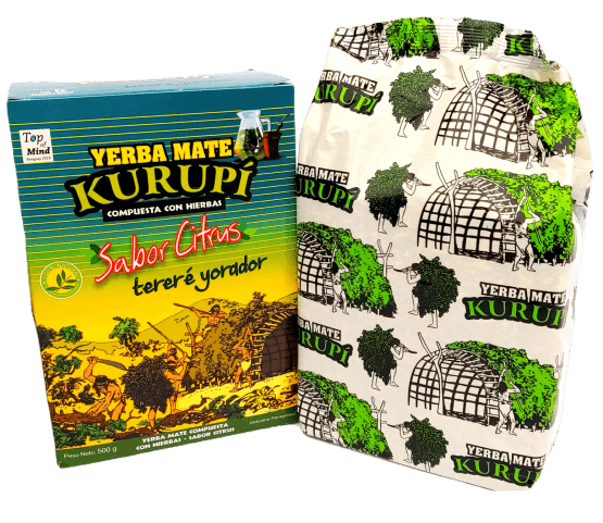 Kurupi Sabor Citrus 0.5kg - YERBA MATE du paraguay - El Gaucho une vraie tradition