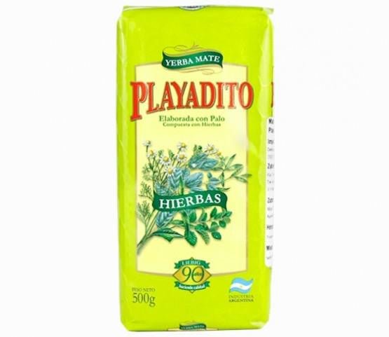Playadito Con Hierbas - yerba Maté D'argentine 500g (aux Herbes) - El Gaucho une vraie tradition