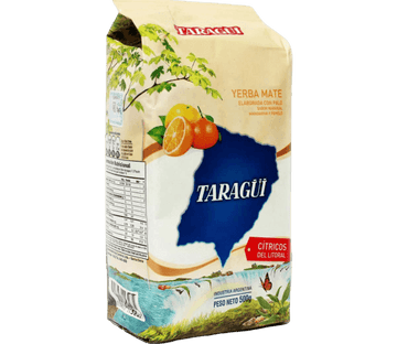 Taragui Citricos del Litoral - yerba Maté D'argentine 500g - El Gaucho une vraie tradition