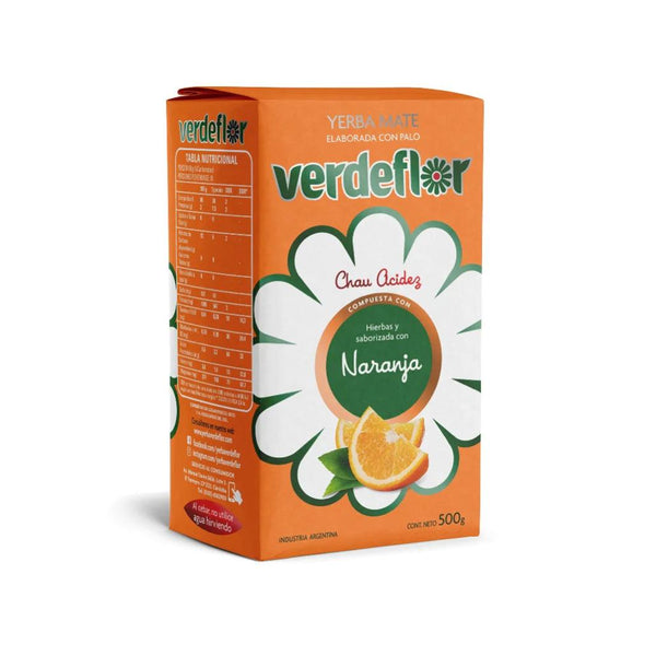 Verdeflor Naranja 500g – Yerba Maté à l'Orange d'Argentine