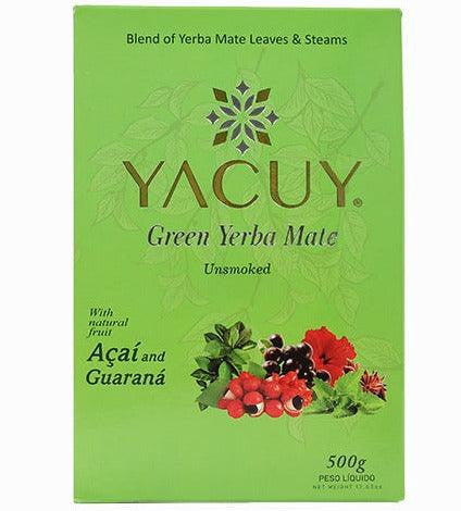 Yerba Mate Yacuy Terere Energy Acai Mint and Guarana 500 g - El Gaucho une vraie tradition