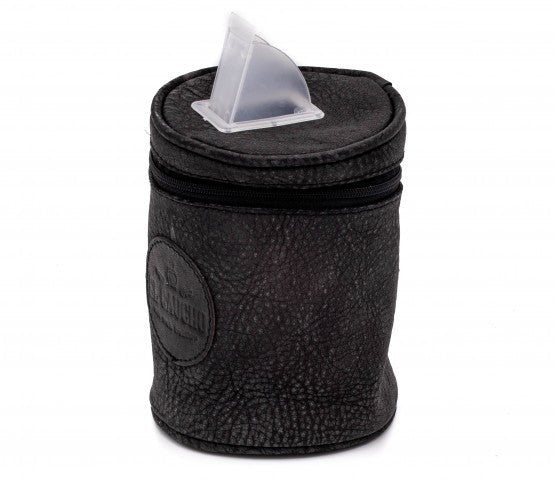 Yerbero En Cuir De Buffle (gris anthracite) - El Gaucho une vraie tradition